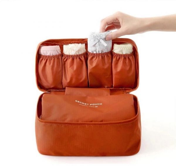 کیف لباس زیر لوازم آرایشی مسافرتی سفری زنانه دخترانه دسته دار